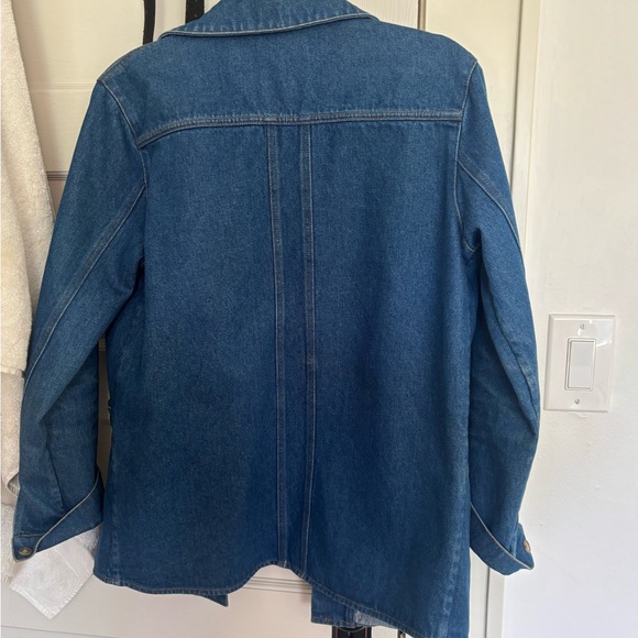Blue Denim Button-Up Jacket - Picture 6 of 6
